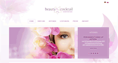 Desktop Screenshot of beautycocktail.de