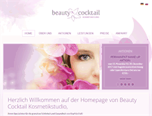 Tablet Screenshot of beautycocktail.de